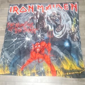 Iron maiden number of the beast tapestry